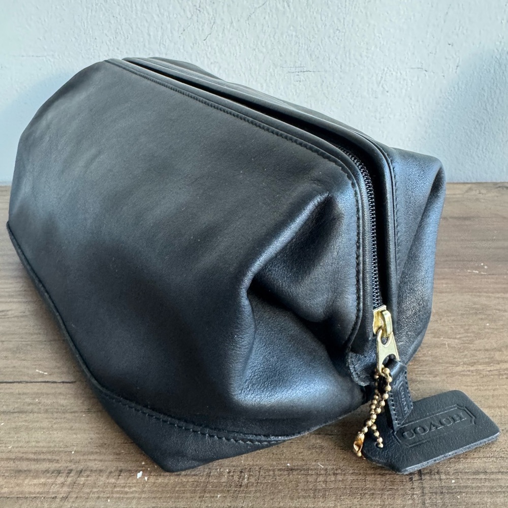 Vintage coach toiletry bag travel bag